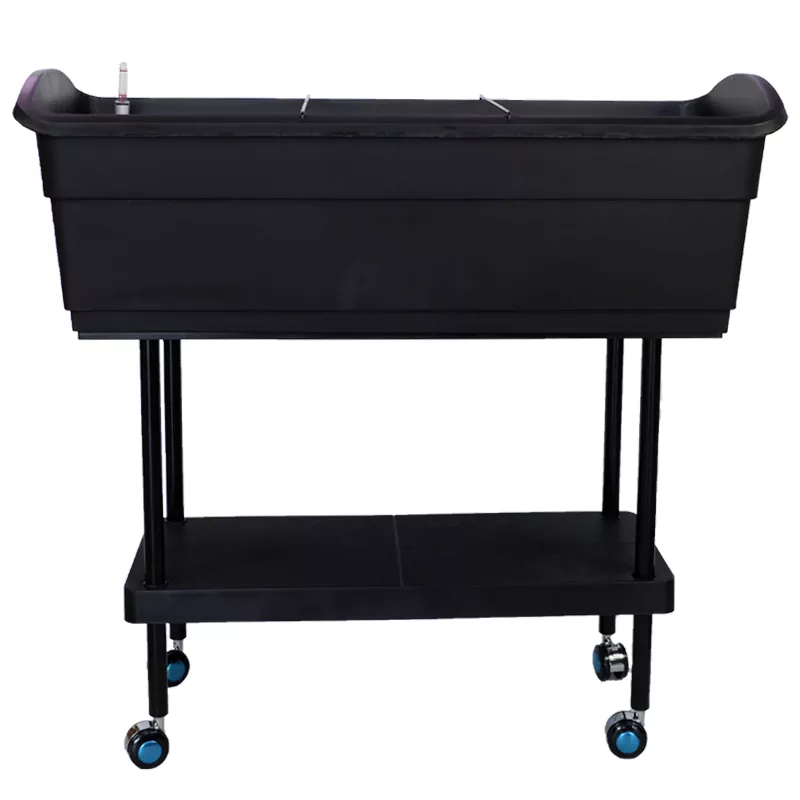 Cama de jardín elevada móvil